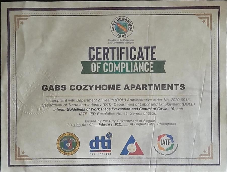 Gab'S Cozyhome At Bonbel Condo, Botanical Gardens Baguio Baguio City Eksteriør bilde